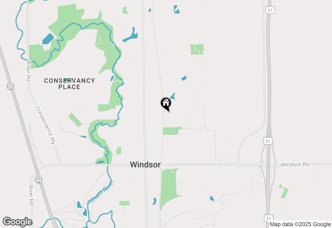 Map of 6802 Parkside Circle, Windsor, WI 53532