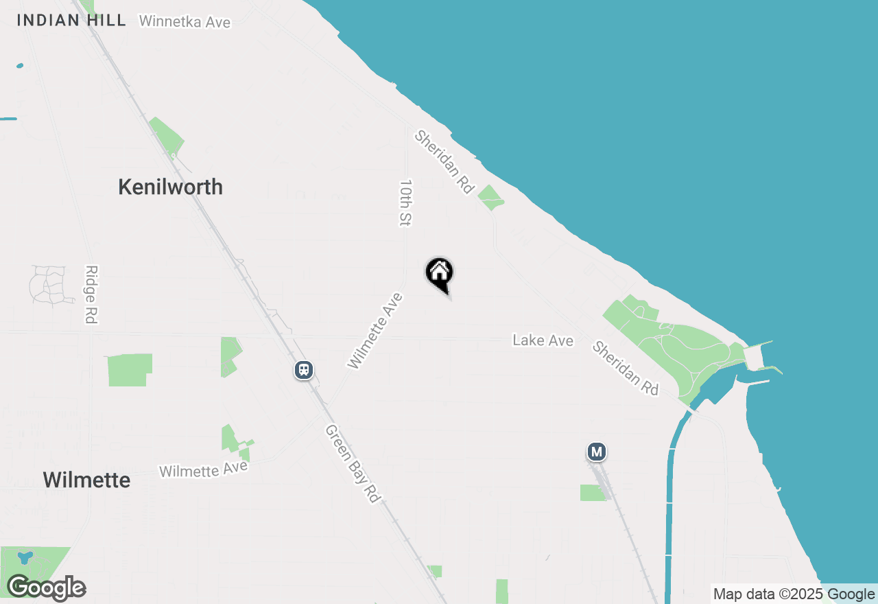 Map of 832 Forest Avenue, Wilmette, IL 60091