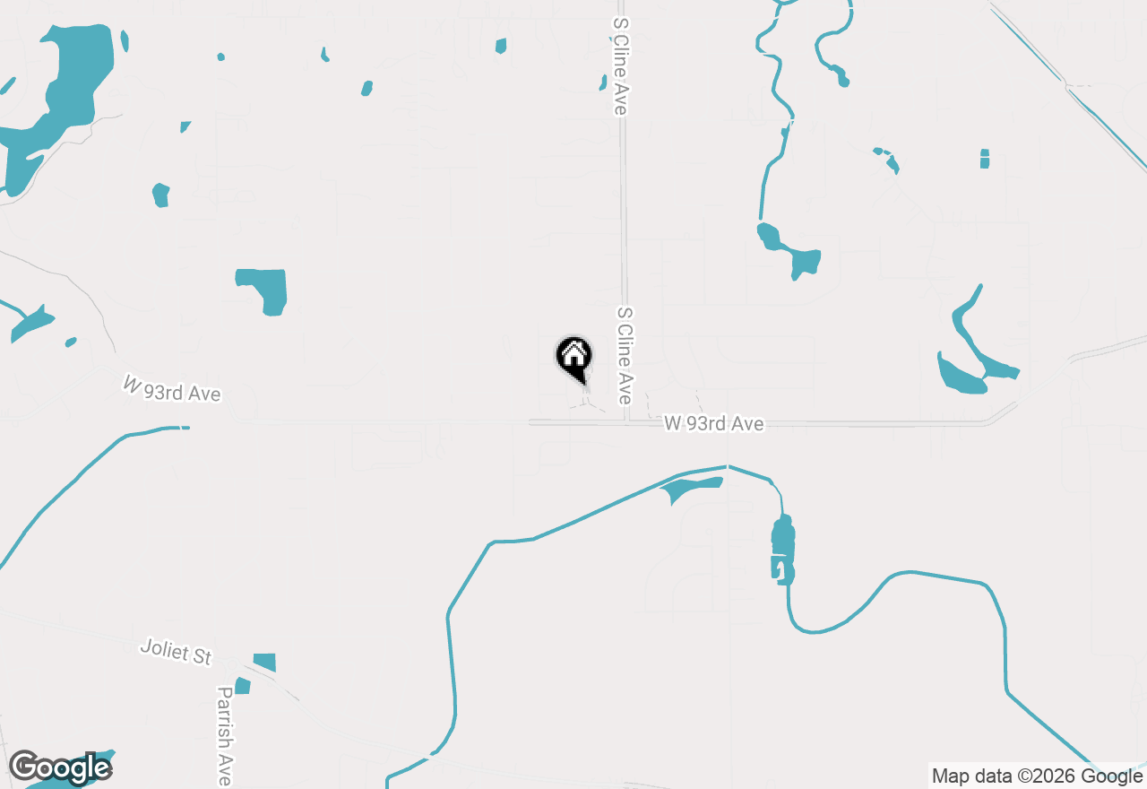 Map of 9283 Concord Road, St. John, IN 46373