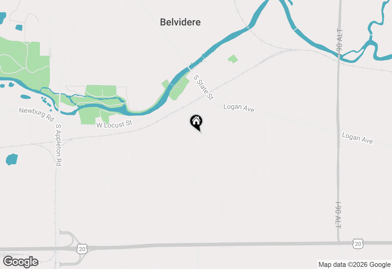 Map of 815 Pearl Street, Belvidere, IL 61008