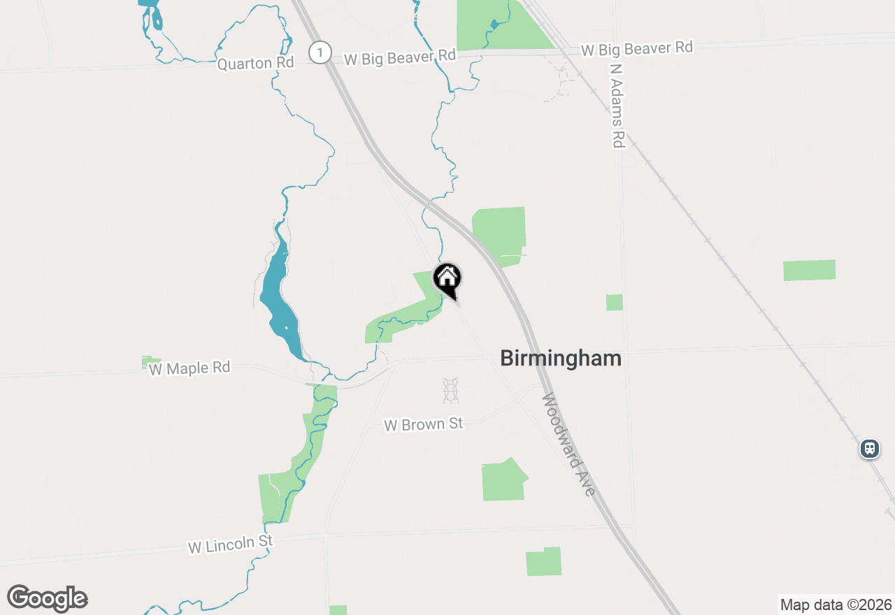 Map of 369 N Old Woodward Avenue #207, Birmingham, MI 48009