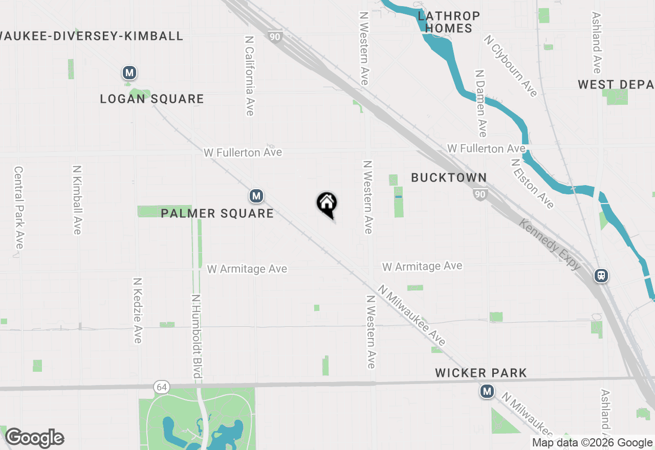 Map of 2129 N Maplewood Avenue, Chicago, IL 60647