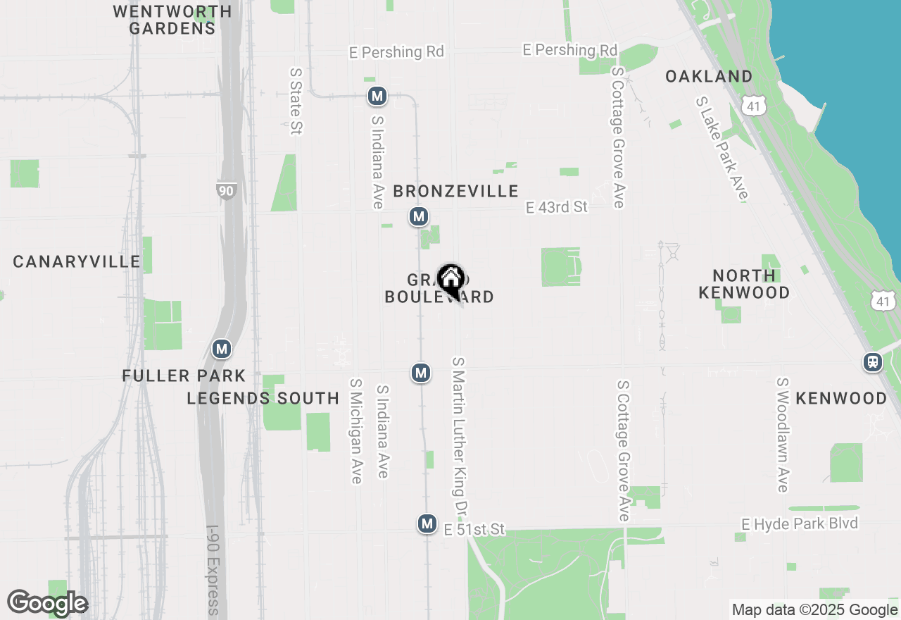 Map of 4528 S King Drive #4-PH, Chicago, IL 60653