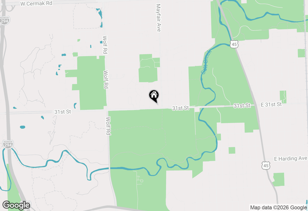 Map of 3044 Halifax Avenue, Westchester, IL 60154