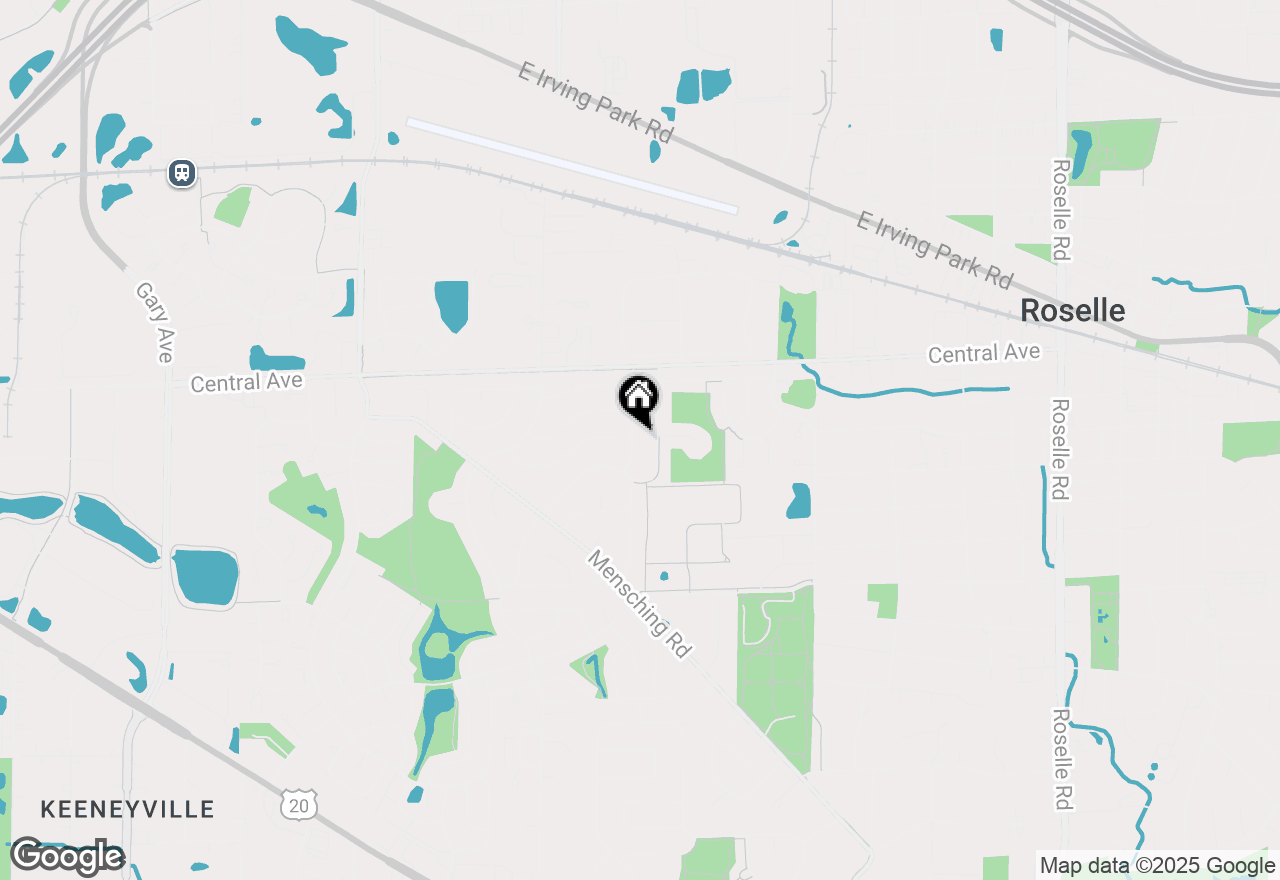 Map of 125 Leawood Drive, Roselle, IL 60172