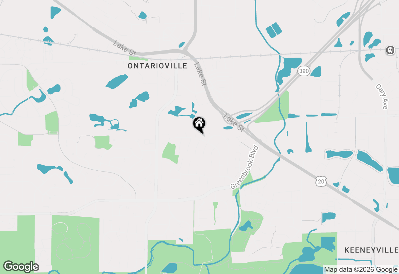 Map of 1640 E Andover Drive, Hanover Park, IL 60133