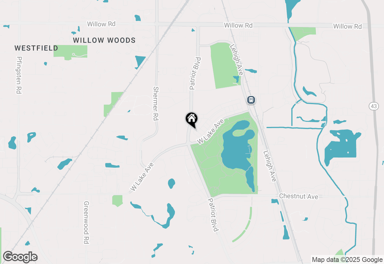 Map of 2171 Patriot Boulevard, Glenview, IL 60026