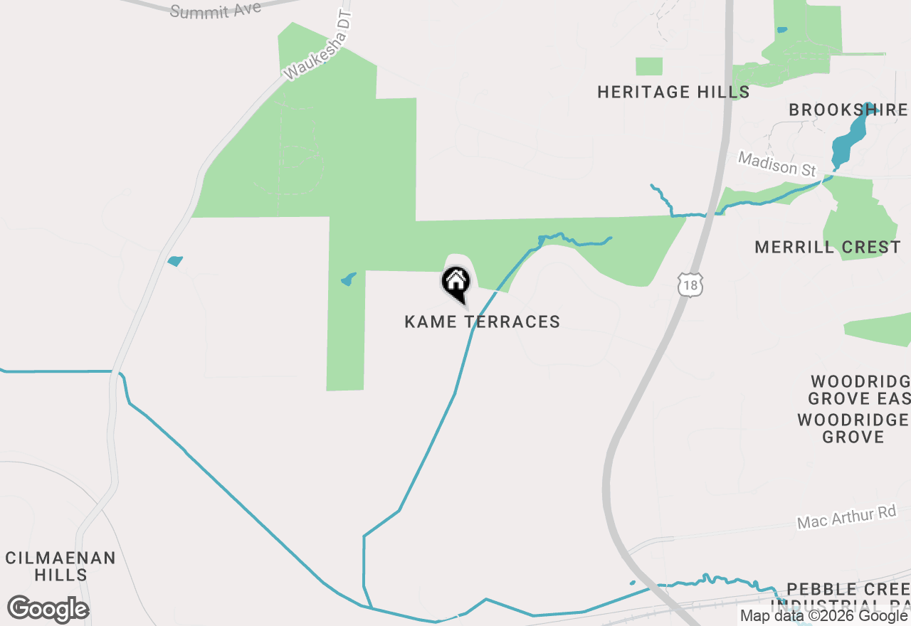 Map of S21W27865 Kame Ter, Waukesha, WI 53188