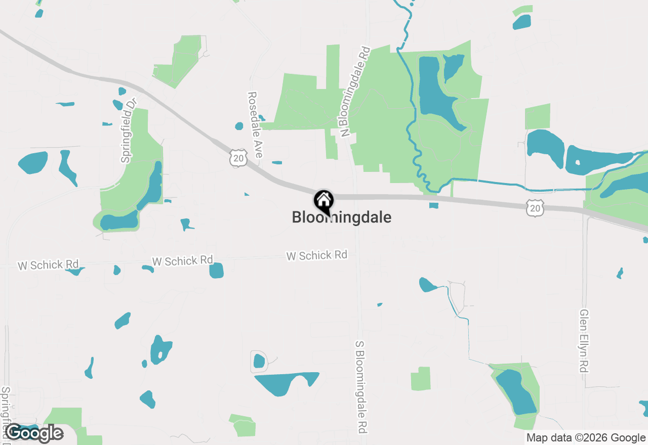 Map of 110 Day Street #101, Bloomingdale, IL 60108