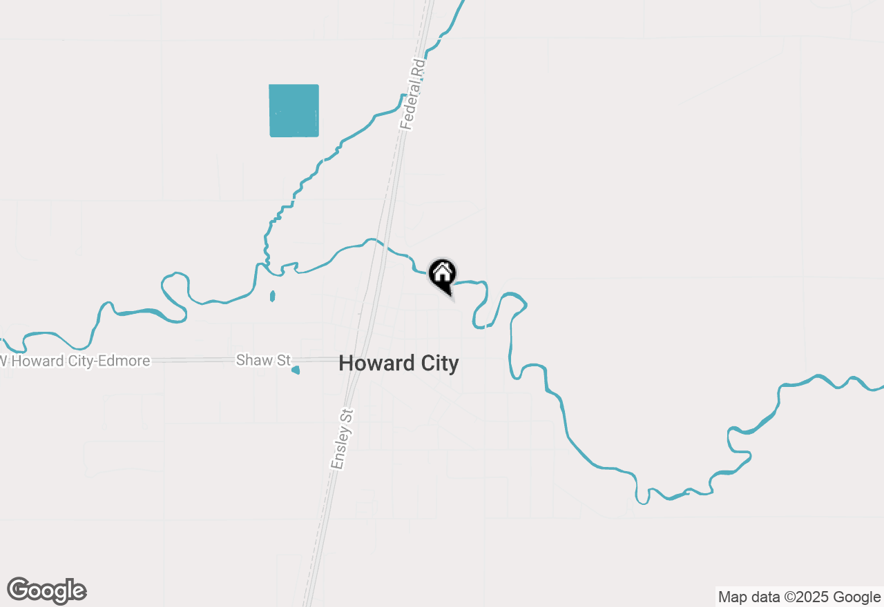 Map of 405 Williams Street, Howard City, MI 49329