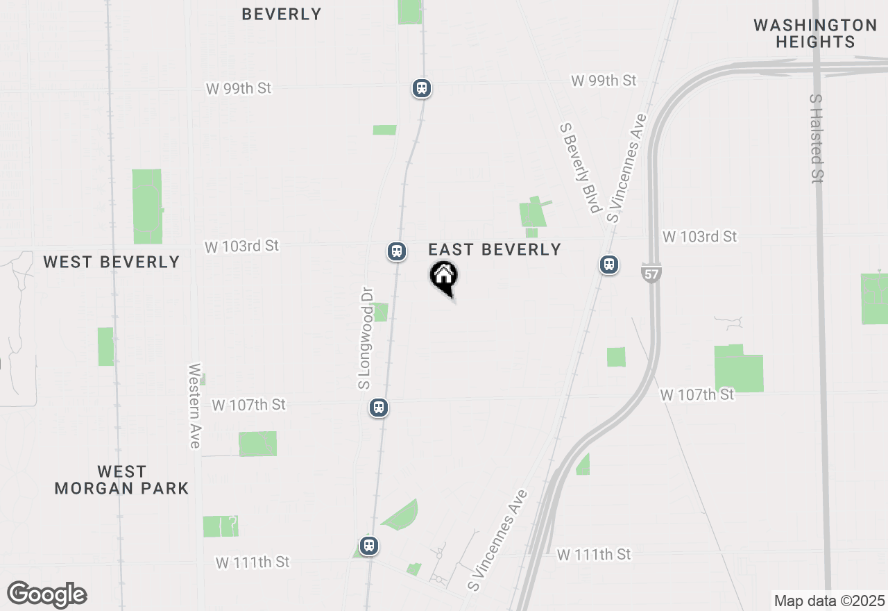 Map of 1737 W 104th Place, Chicago, IL 60643