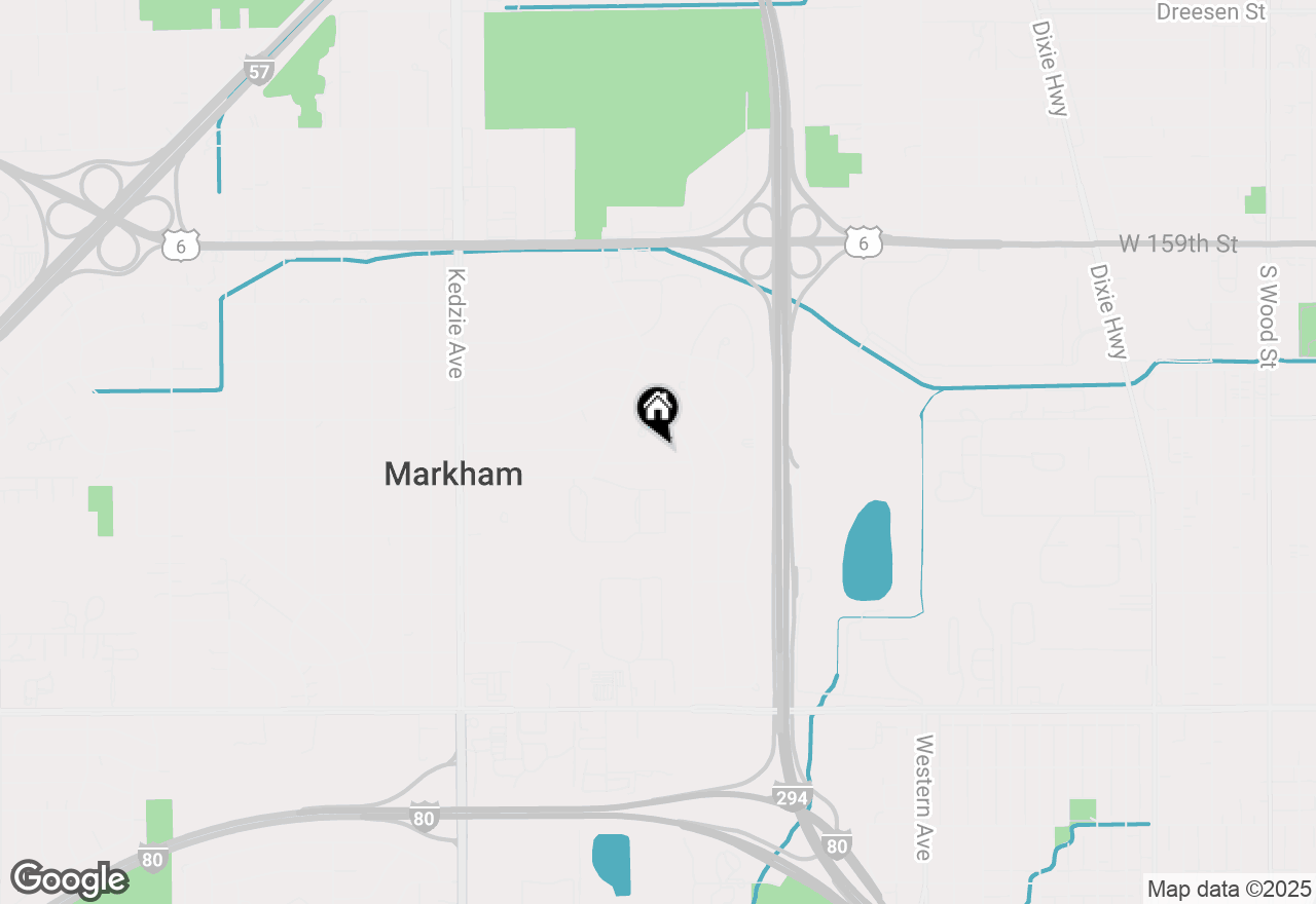 Map of (Address confidential), Markham, Illinois 60428