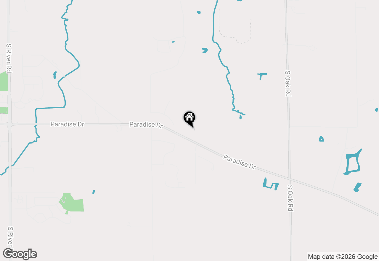 Map of 1990 Paradise Dr, West Bend, WI 53095