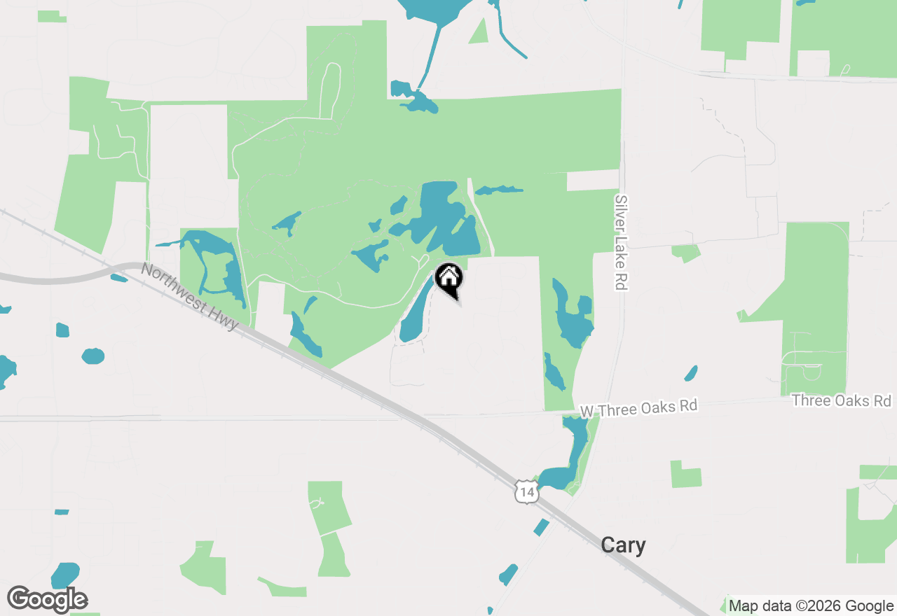 Map of 1284 West Lake Drive, Cary, IL 60013