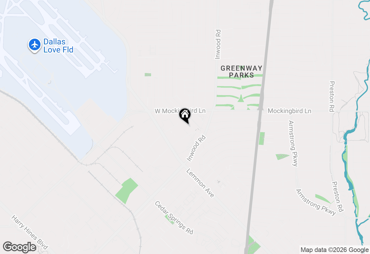 Map of 6461 Bordeaux Avenue #6461, Dallas, TX 75209