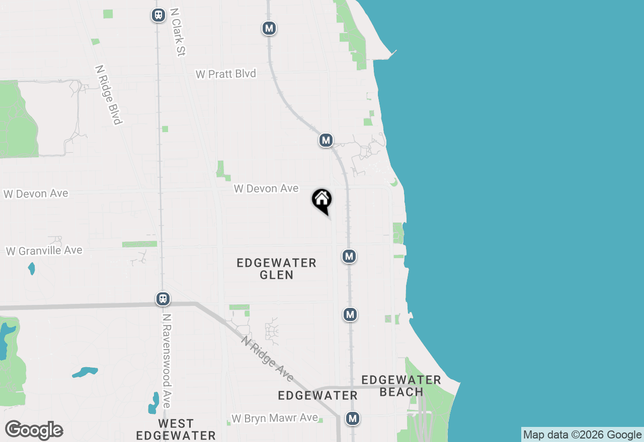 Map of 6251 N Magnolia Avenue #2, Chicago, IL 60660