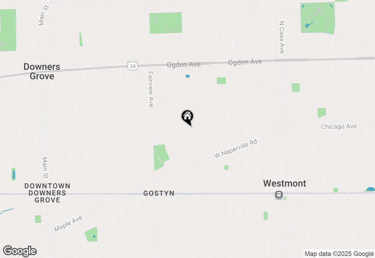 Map of 142 W Chicago Avenue, Downers Grove, IL 60515