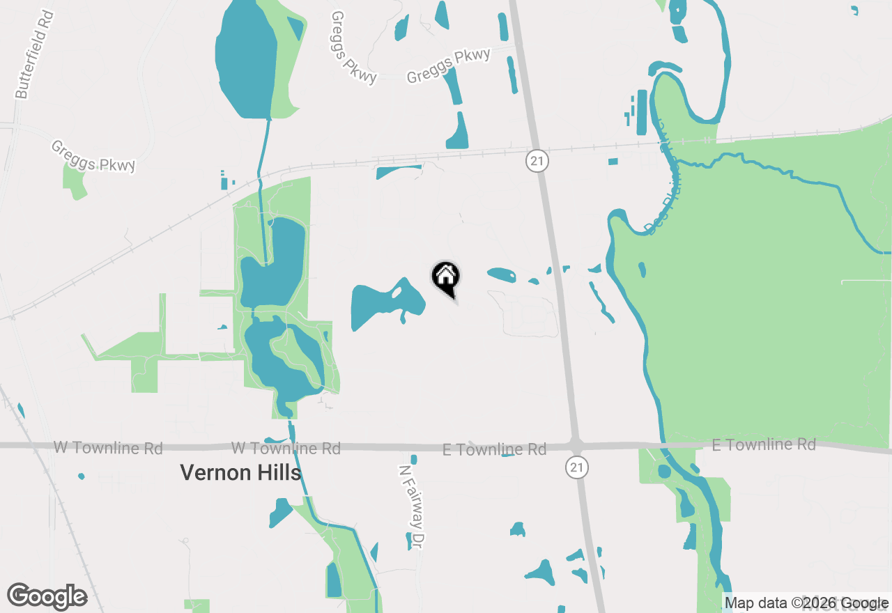 Map of 583 Saddlebrook Lane, Vernon Hills, IL 60061