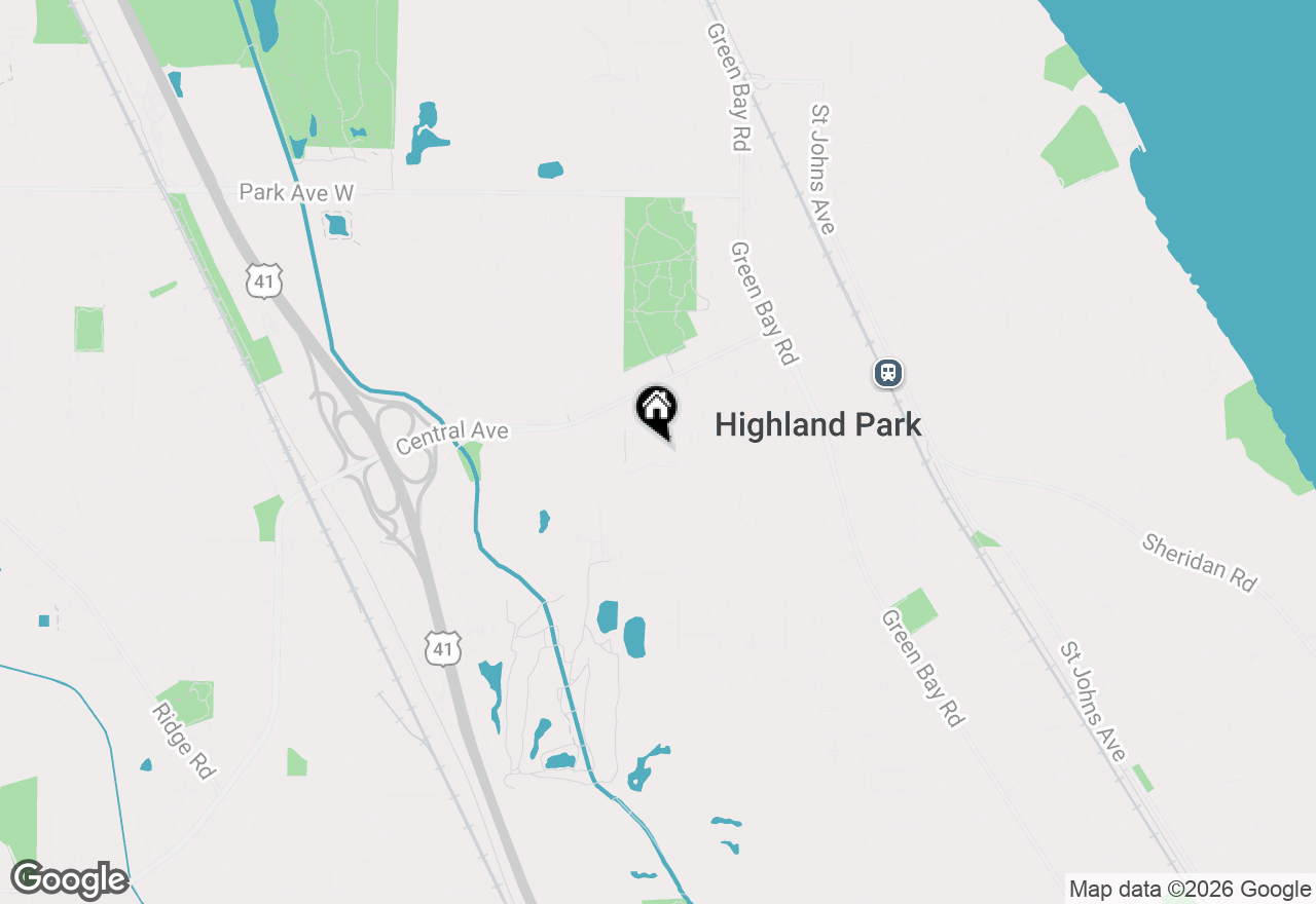 Map of 1534 Mcdaniels Avenue #3E, Highland Park, IL 60035