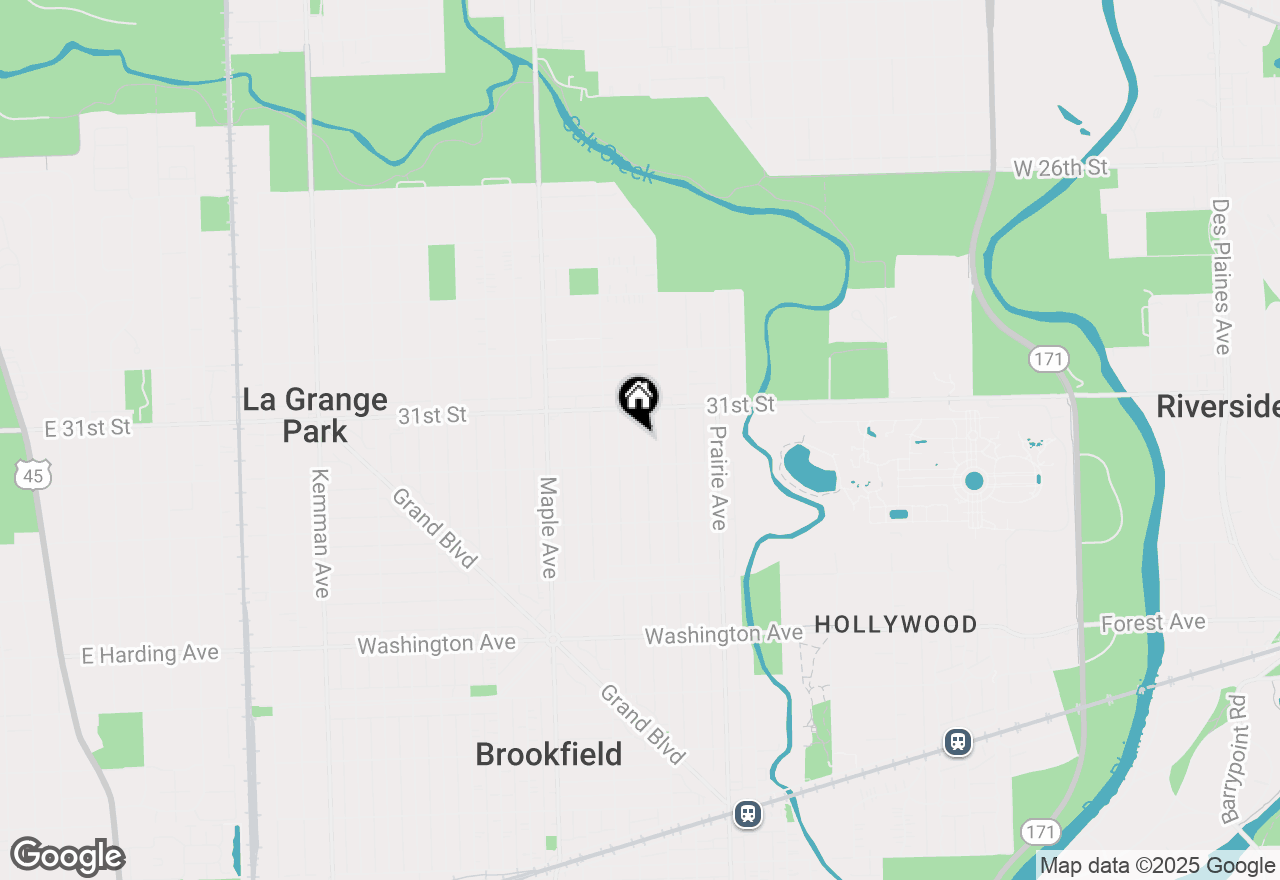 Map of 3127 Oak Avenue, Brookfield, IL 60513