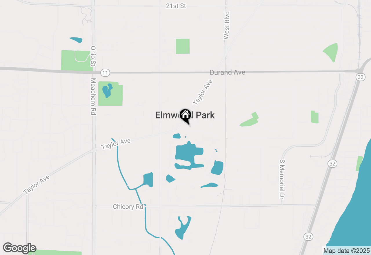 Map of 3620 S Elmwood Dr, Elmwood Park, WI 53405