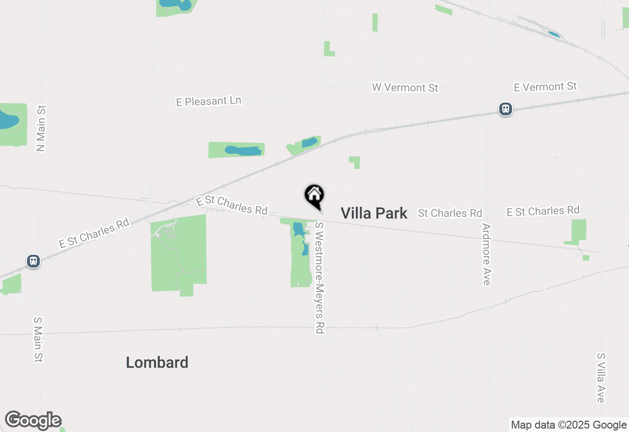 Map of 935 E Saint Charles Road, Lombard, IL 60148