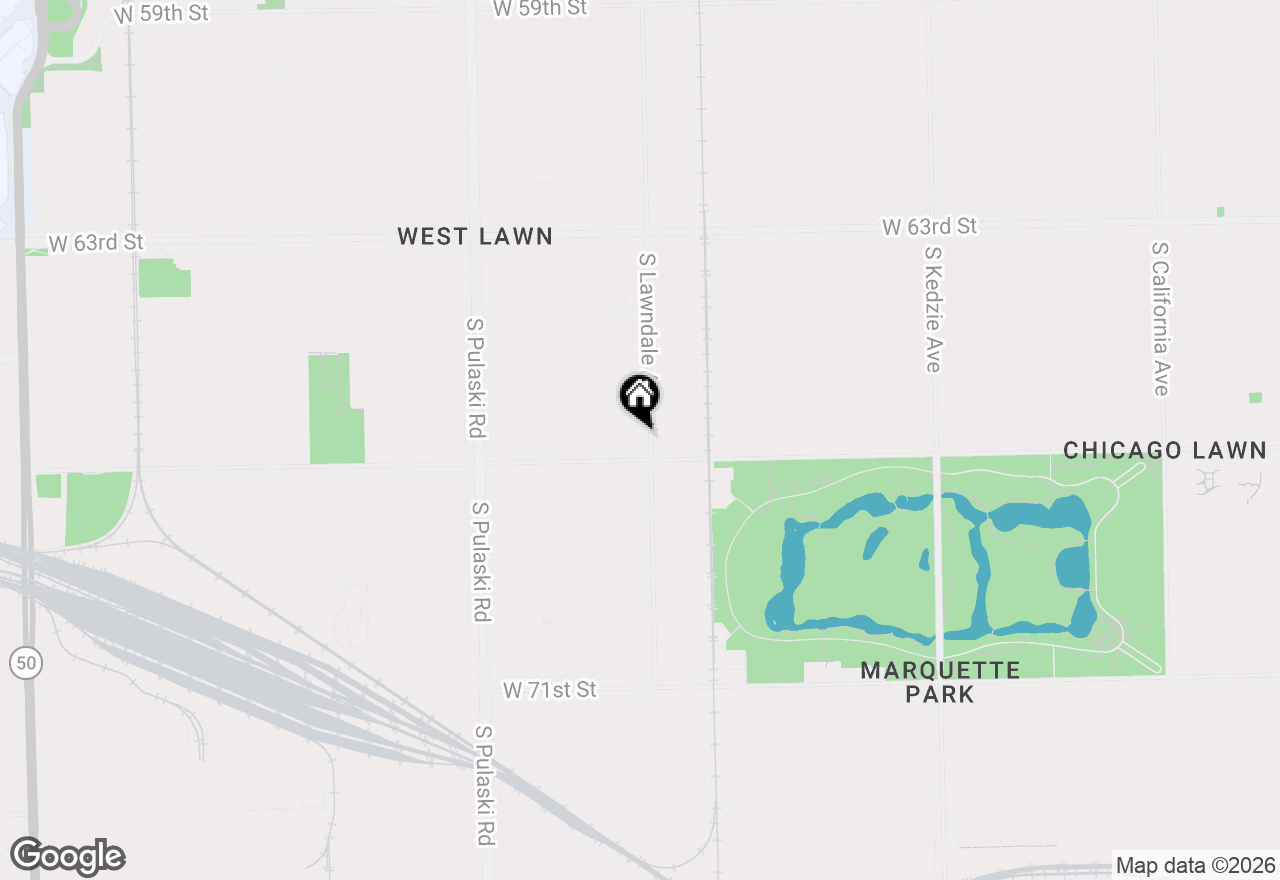 Map of 3709 W 66th Place, Chicago, IL 60629