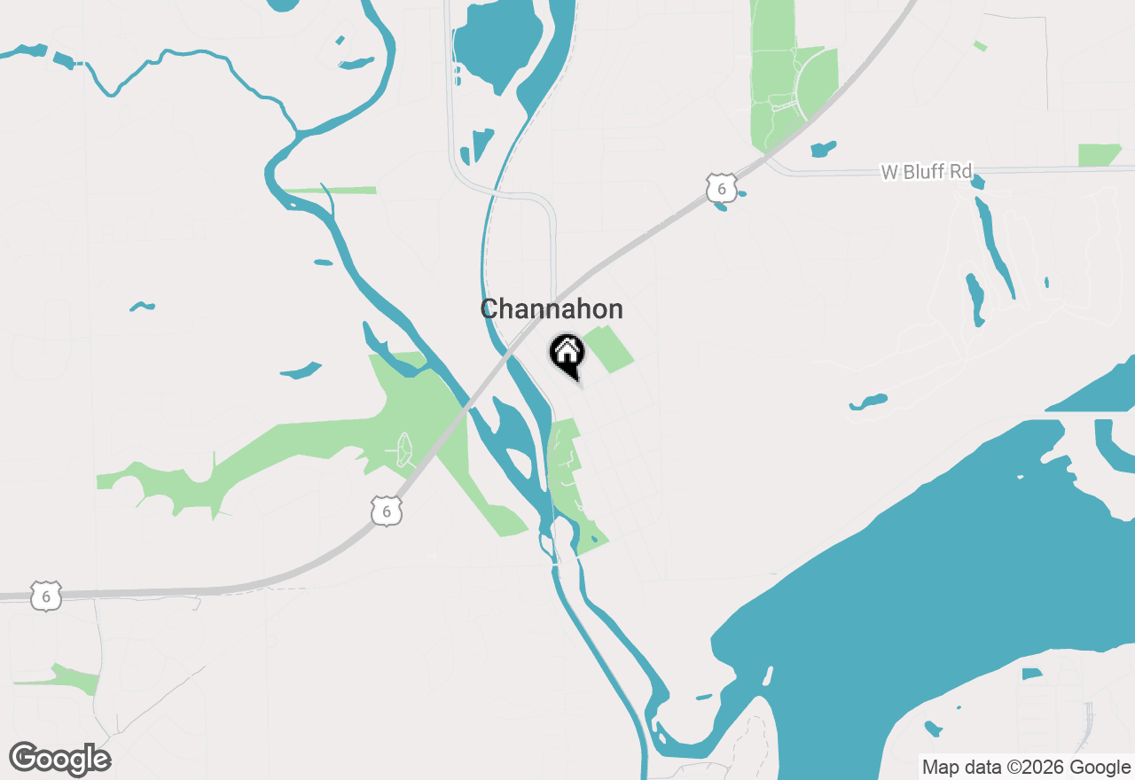 Map of 25061 S Canal Street, Channahon, IL 60410