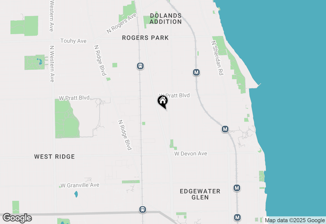 Map of 1625 W North Avenue #C101, Chicago, IL 60622