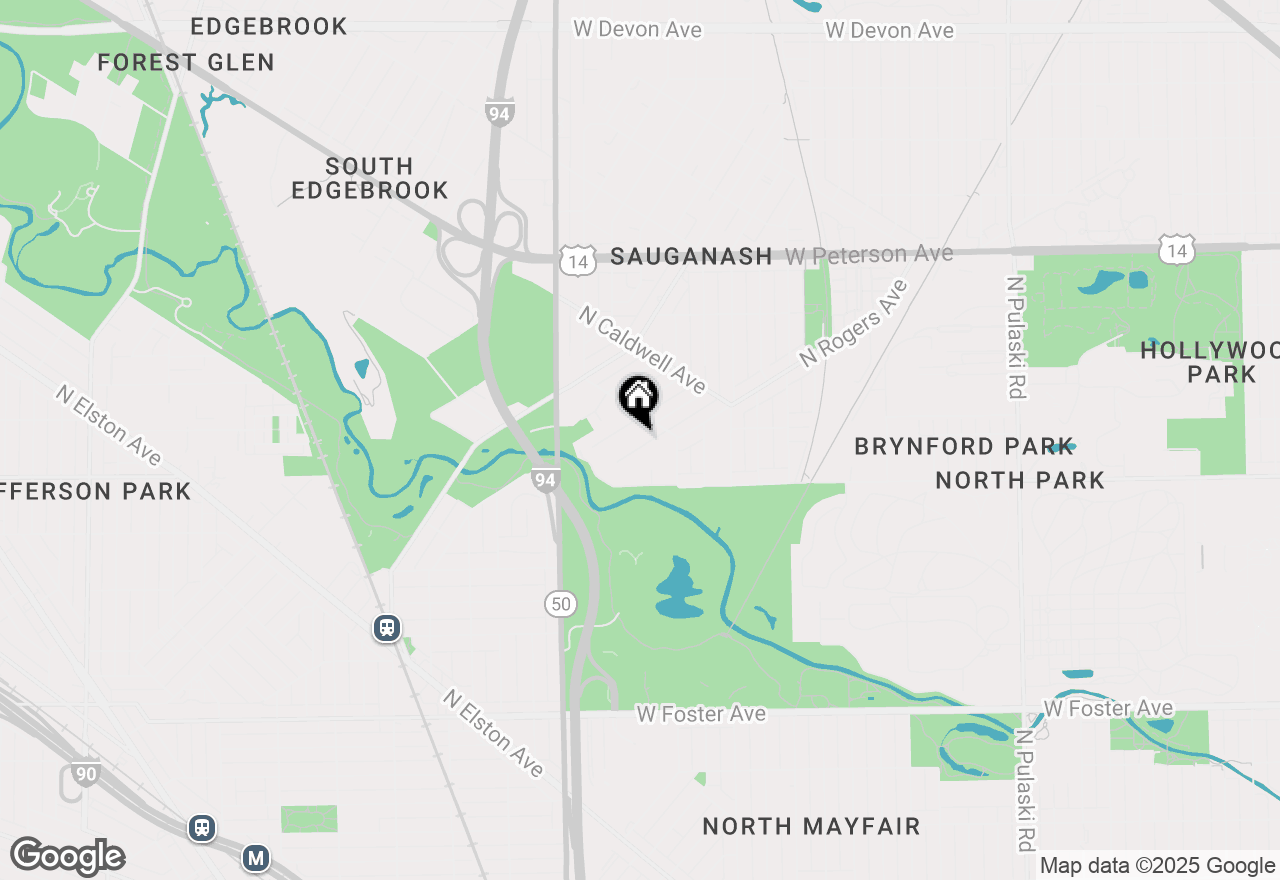 Map of 5660 N Rogers Avenue, Chicago, IL 60646