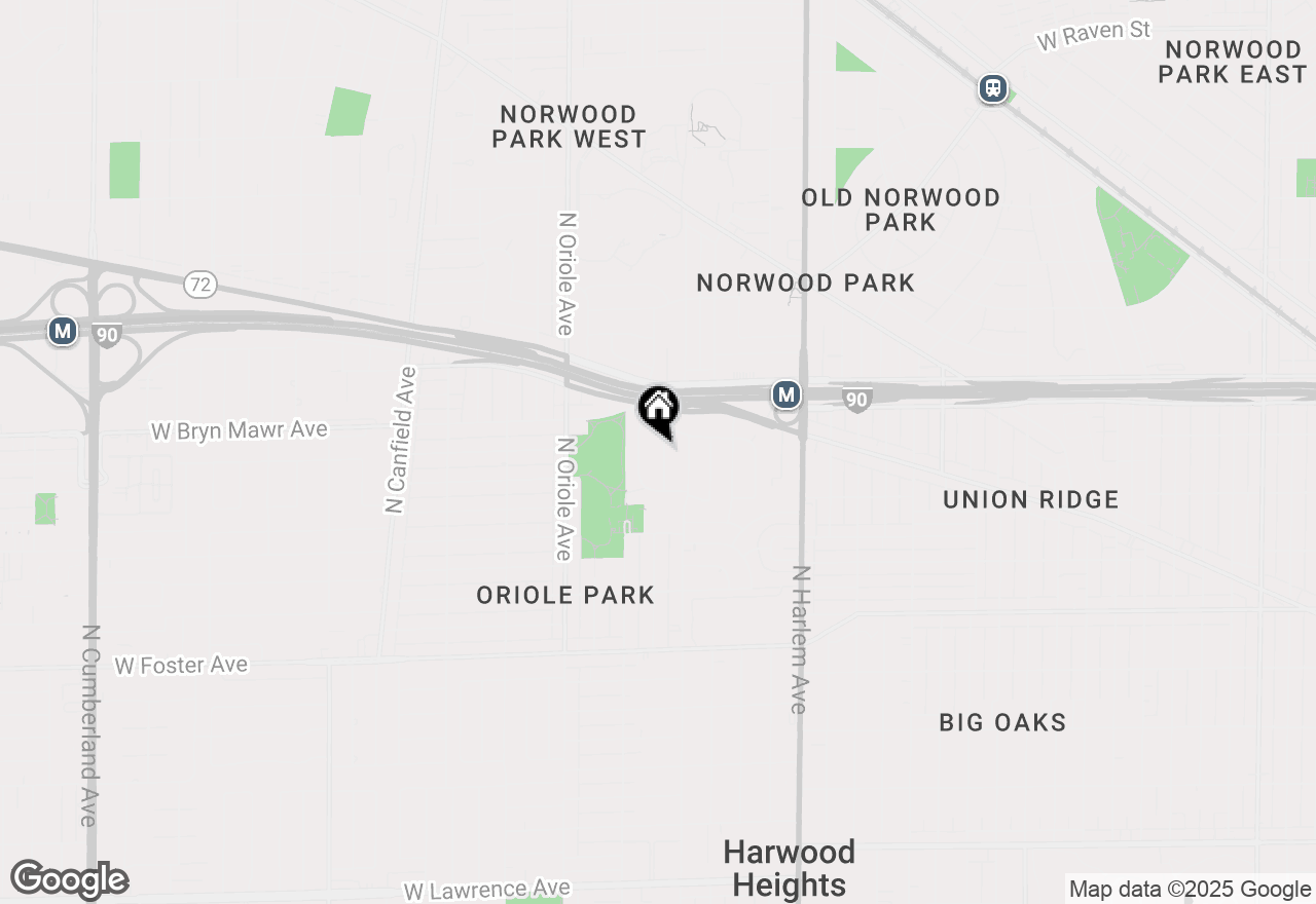 Map of 5542 N Osceola Avenue, Chicago, IL 60656