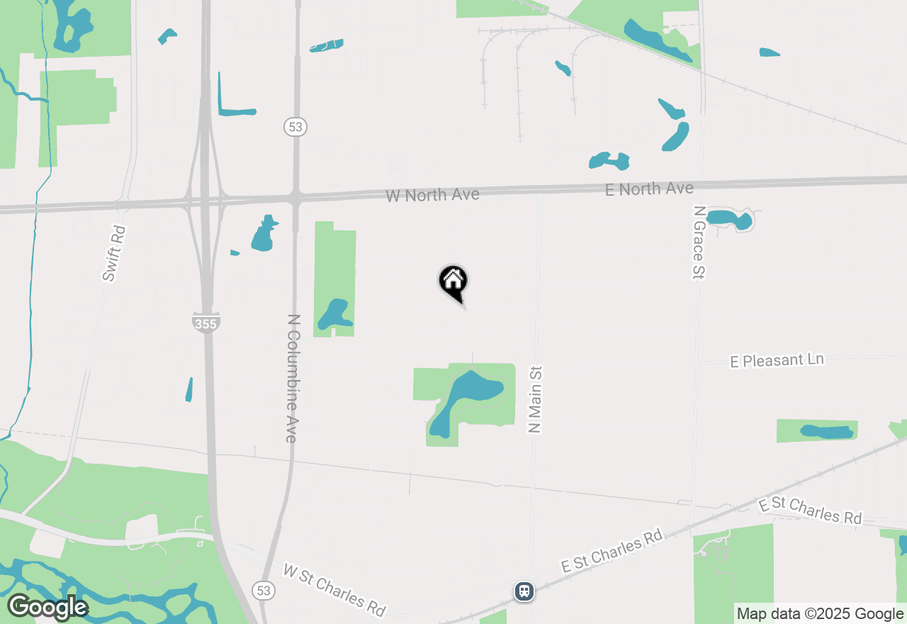 Map of 201 W Potomac Avenue, Lombard, IL 60148