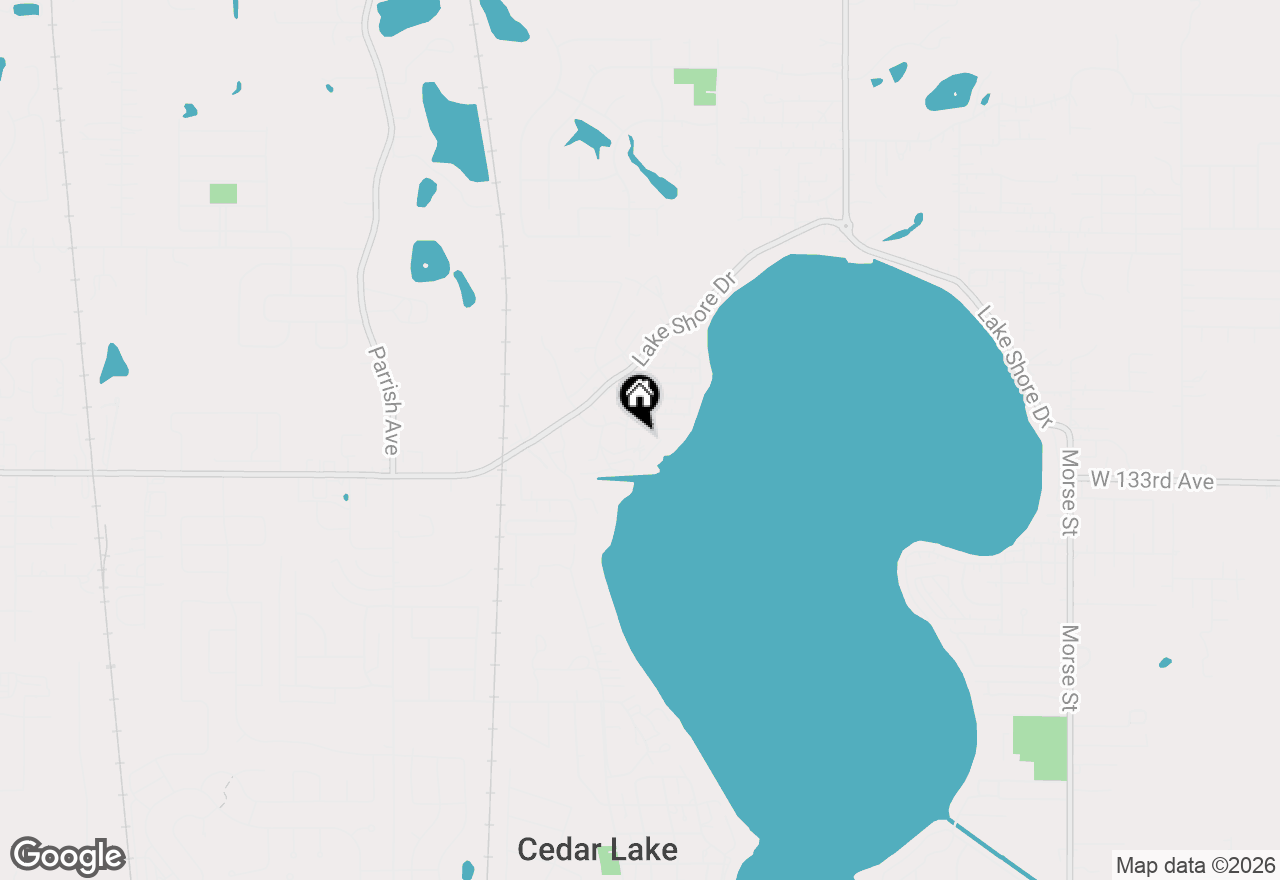 Map of 8708 Truman Circle, Cedar Lake, IN 46303