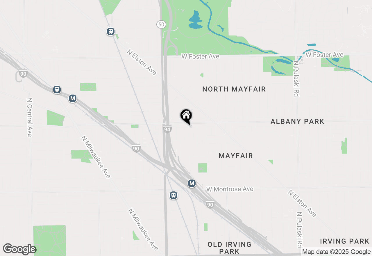 Map of 4742 N Knox Avenue, Chicago, IL 60630