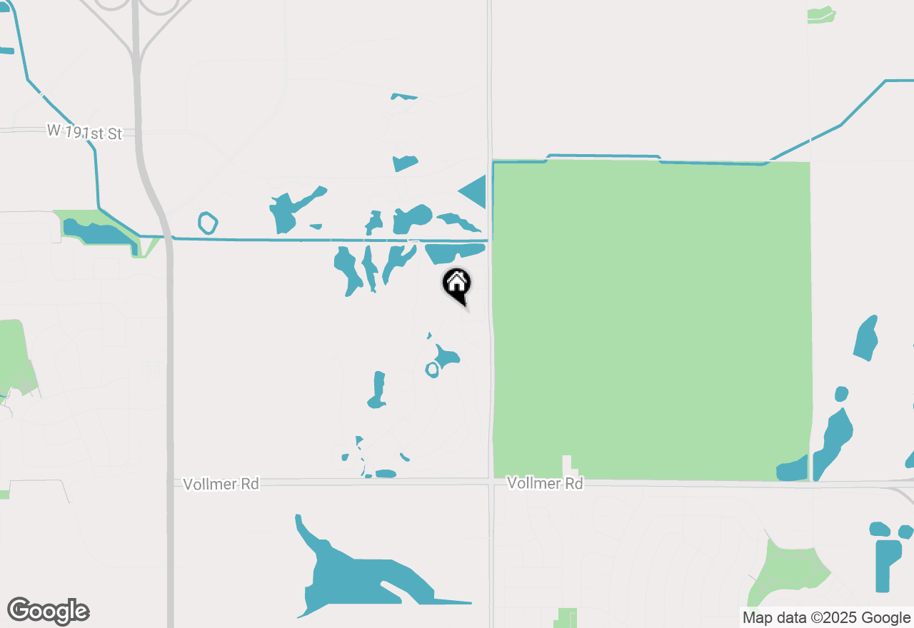 Map of 40 Corinth Drive, Tinley Park, IL 60477