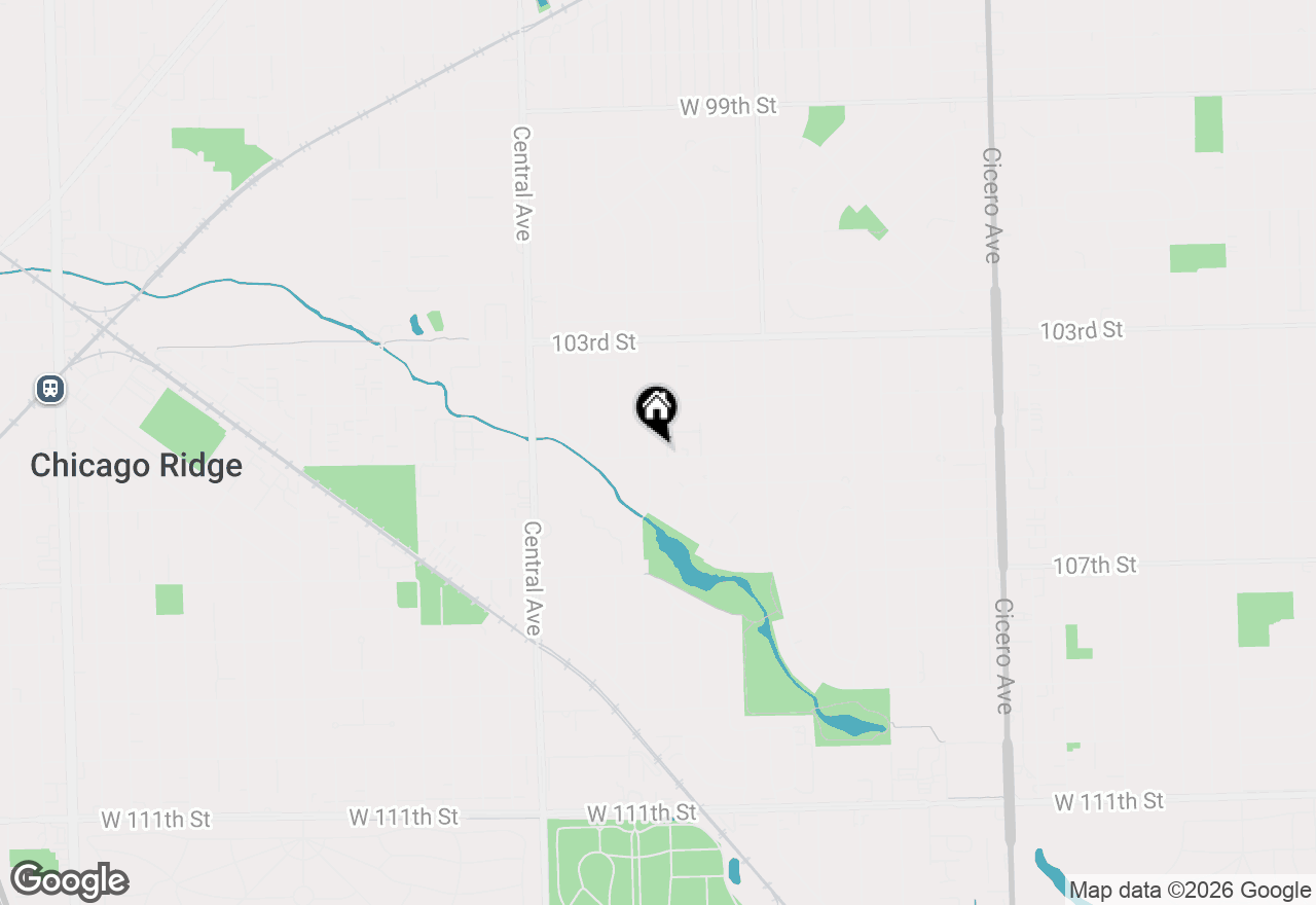 Map of 10441 Long Avenue, Oak Lawn, IL 60453