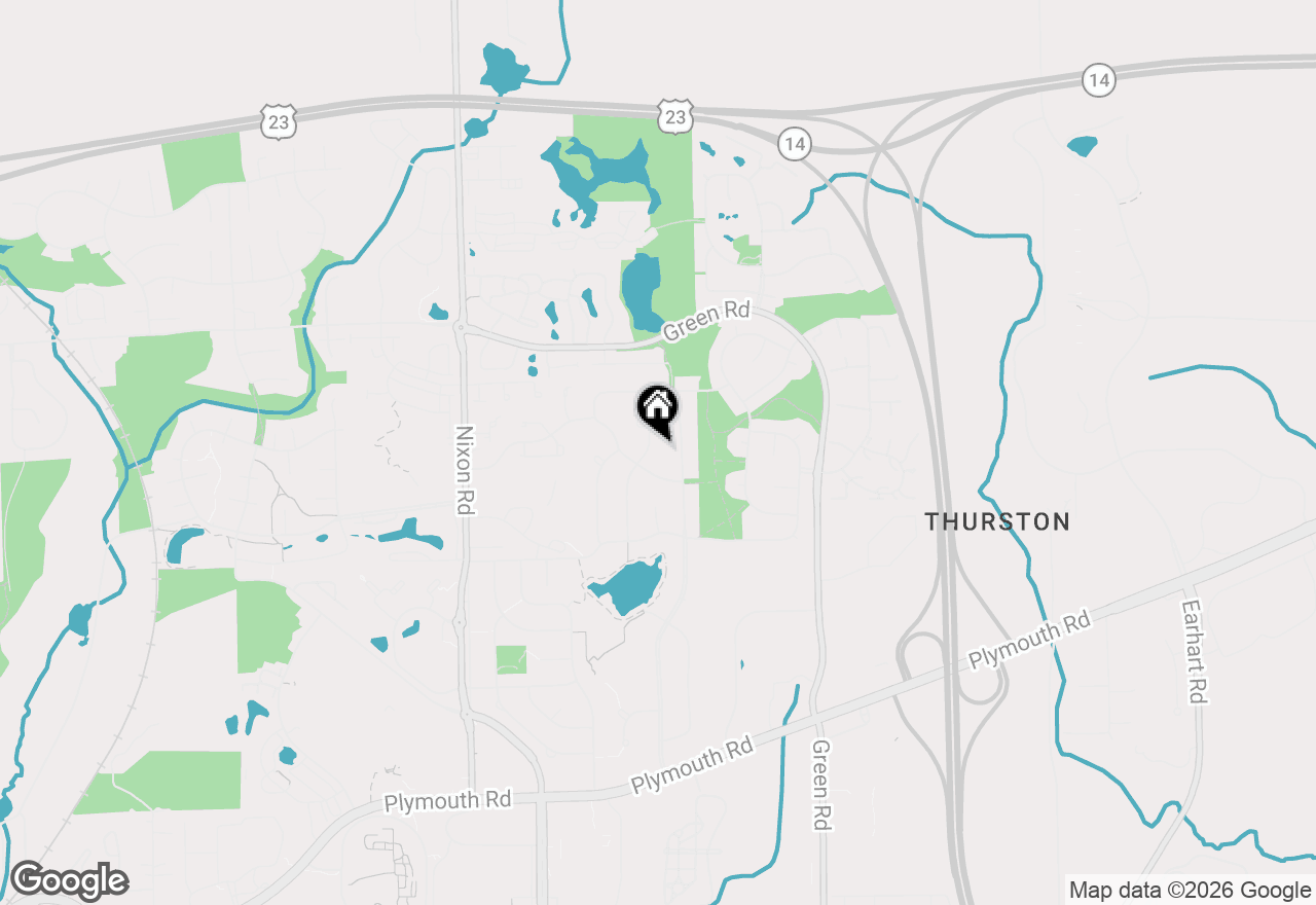 Map of 2648 Antietam Drive, Ann Arbor, MI 48105