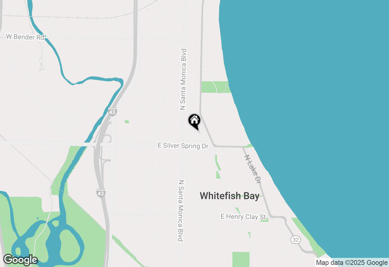 Map of 450 E Beaumont Ave #1004, Whitefish Bay, WI 53217