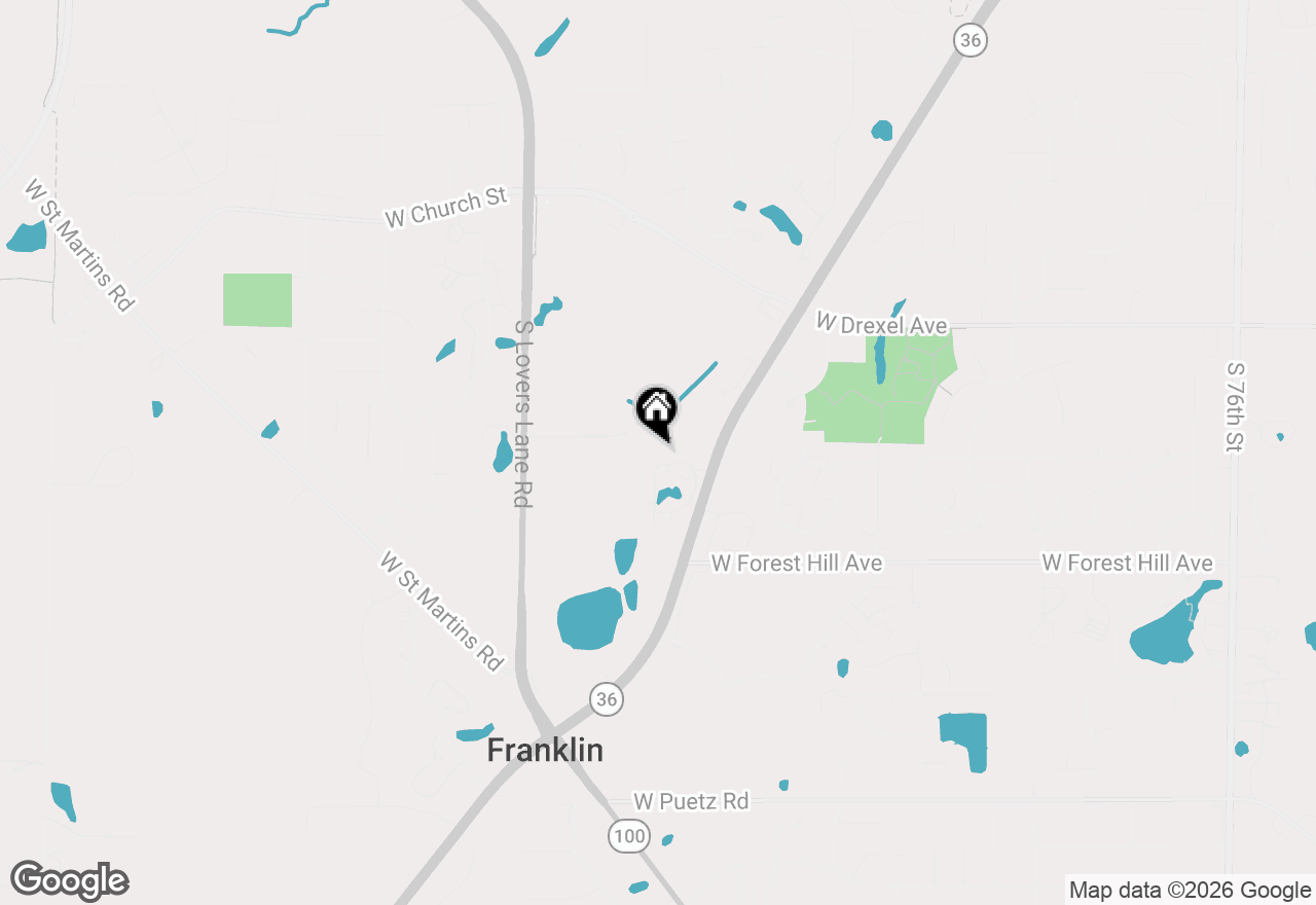 Map of 9332 W Loomis Rd #6, Franklin, WI 53132