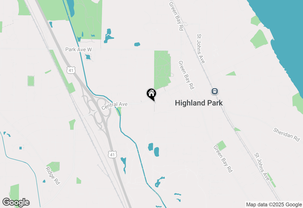 Map of 1020 Deerfield Road, Highland Park, IL 60035