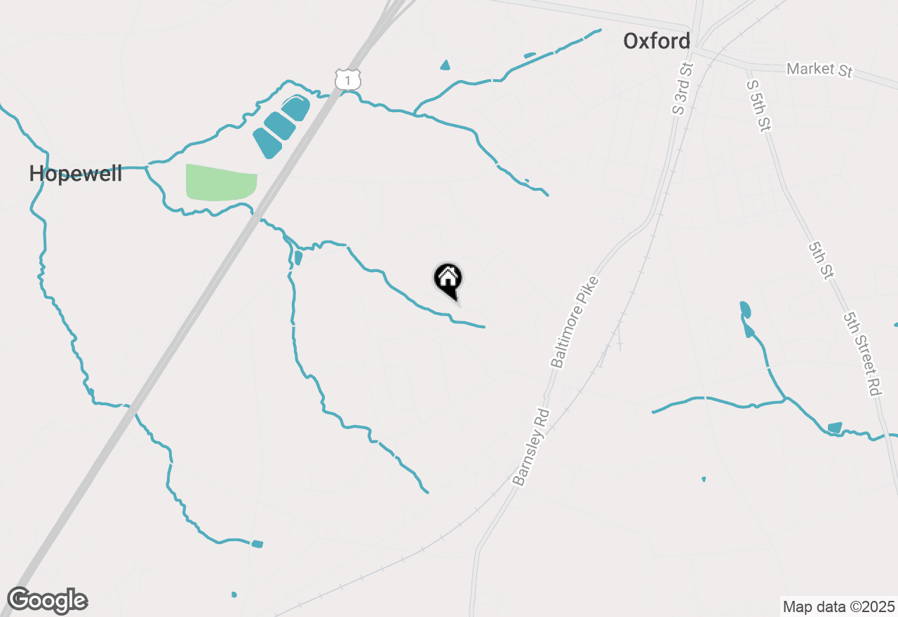 Map of 341 Yorklyn Road, Oxford, PA 19363