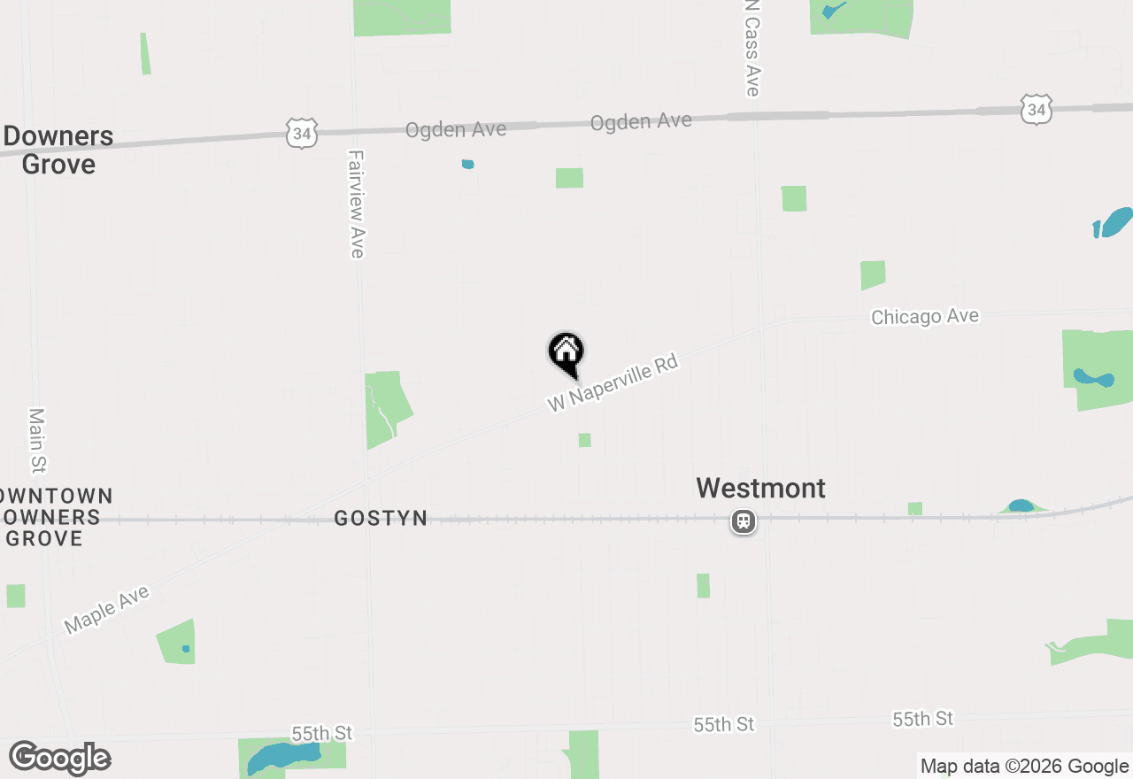 Map of 318 W Naperville Road #3, Westmont, IL 60559