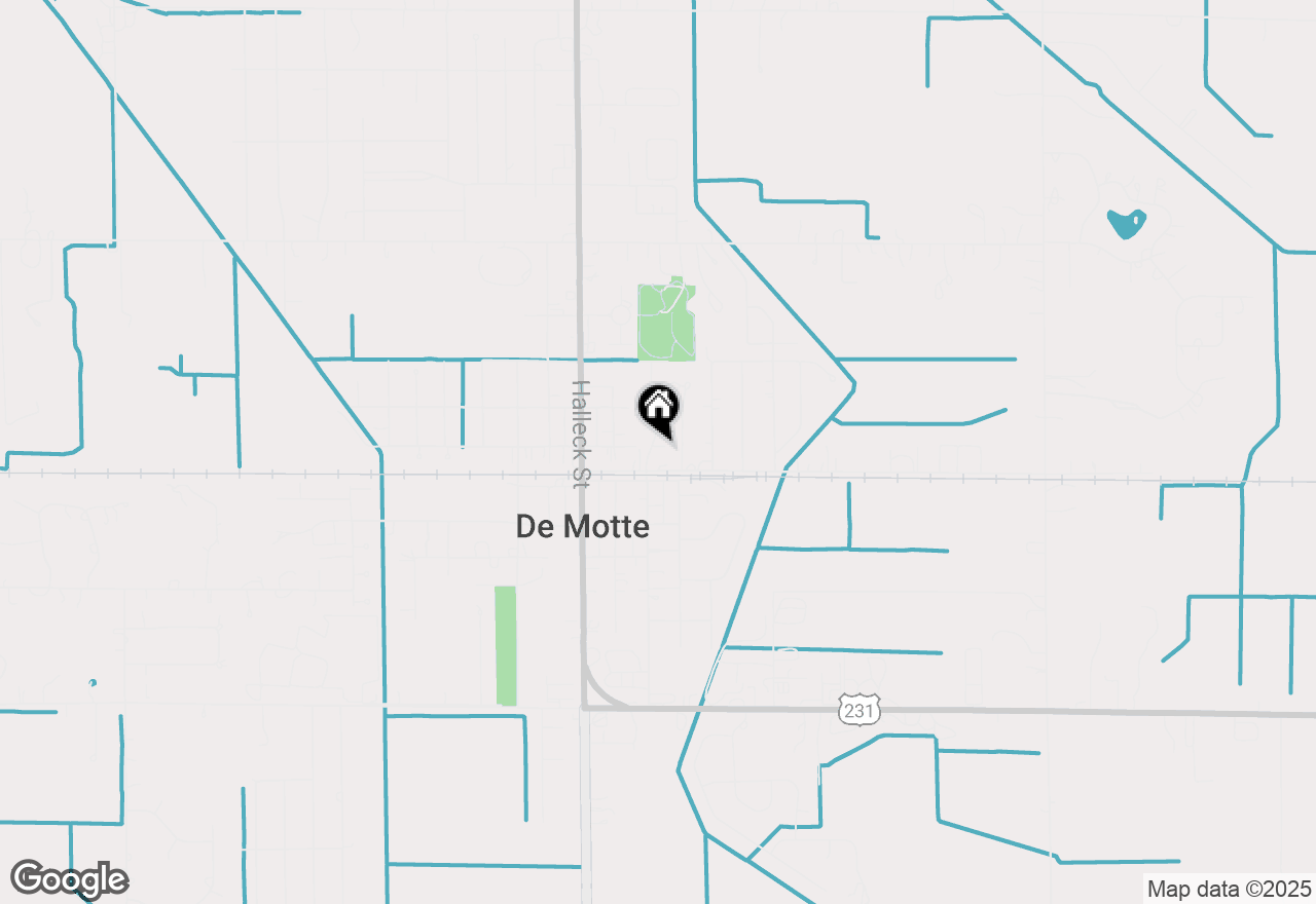 Map of 641 Begonia Street Se #D, Demotte, IN 46310