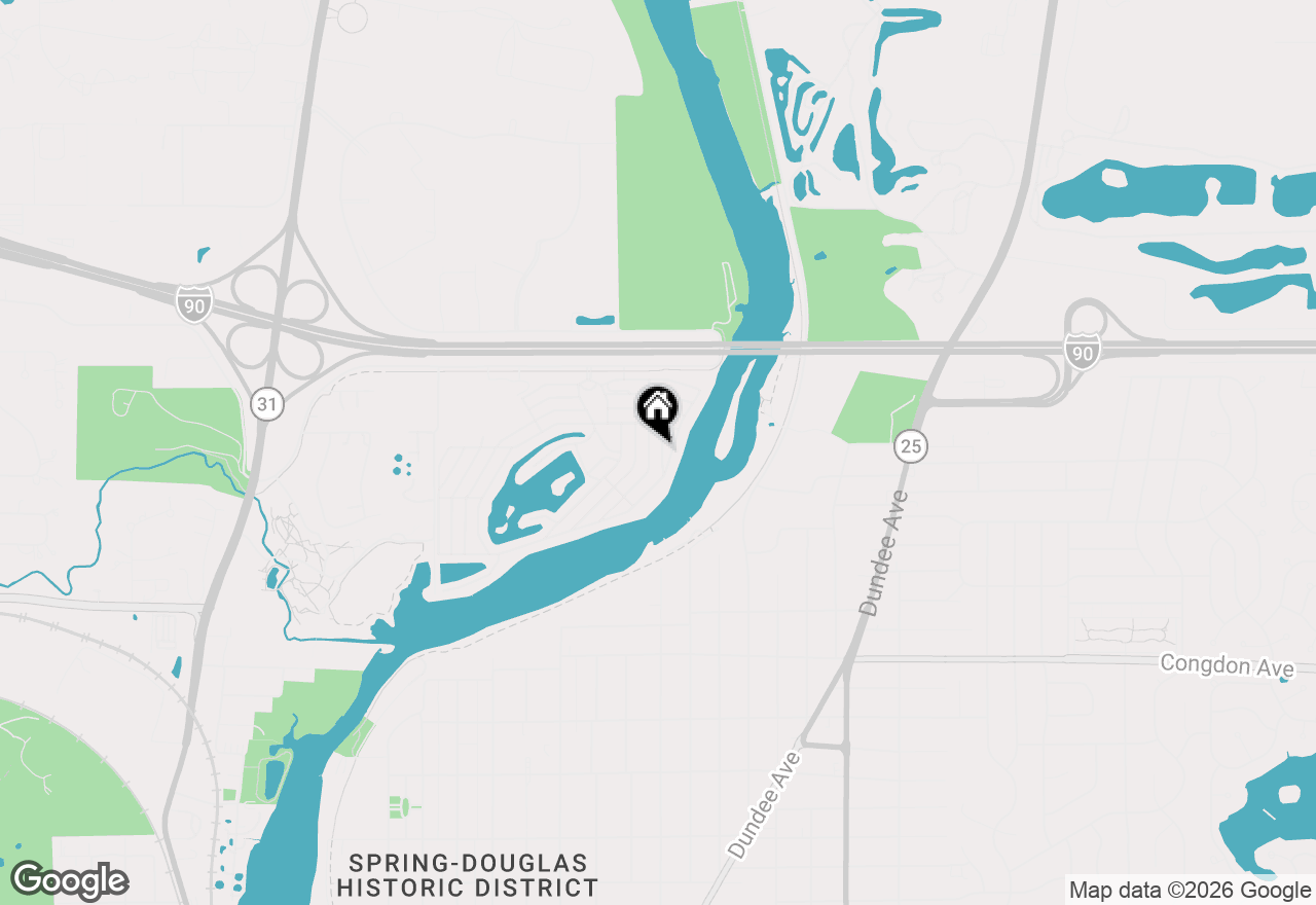 Map of 1170 Rainbow Road, Elgin, IL 60123