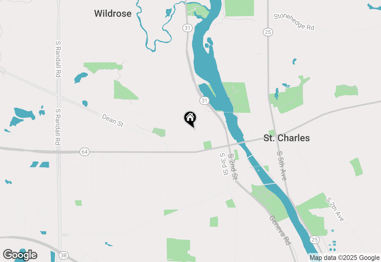 Map of 217 N 6th Street, St. Charles, IL 60174