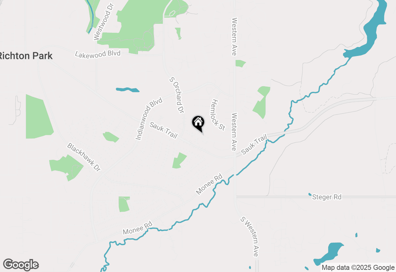 Map of 41 Apple Lane, Park Forest, IL 60466