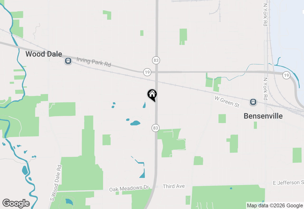 Map of 121 S Spruce Avenue #103, Wood Dale, IL 60191