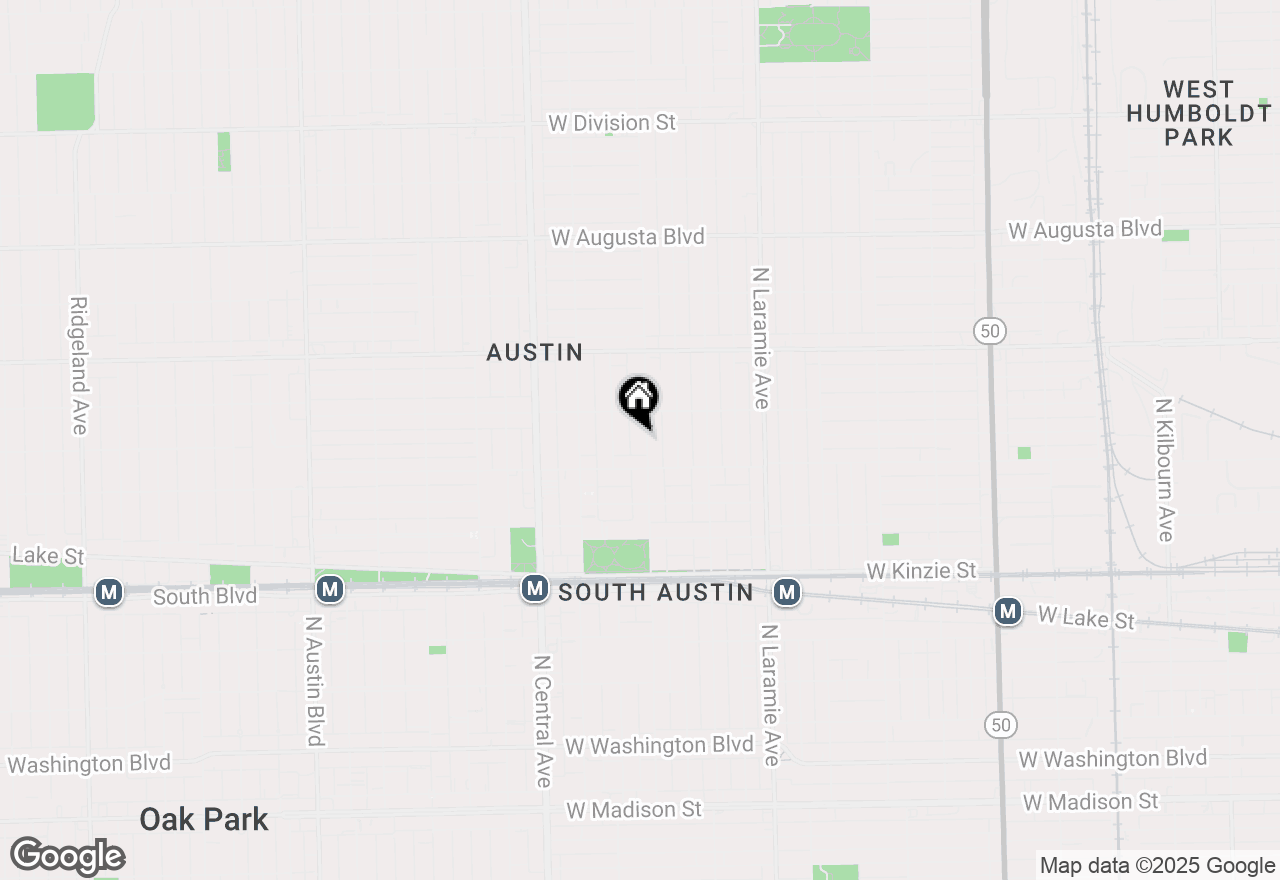 Map of 628 N Long Avenue #2, Chicago, IL 60644