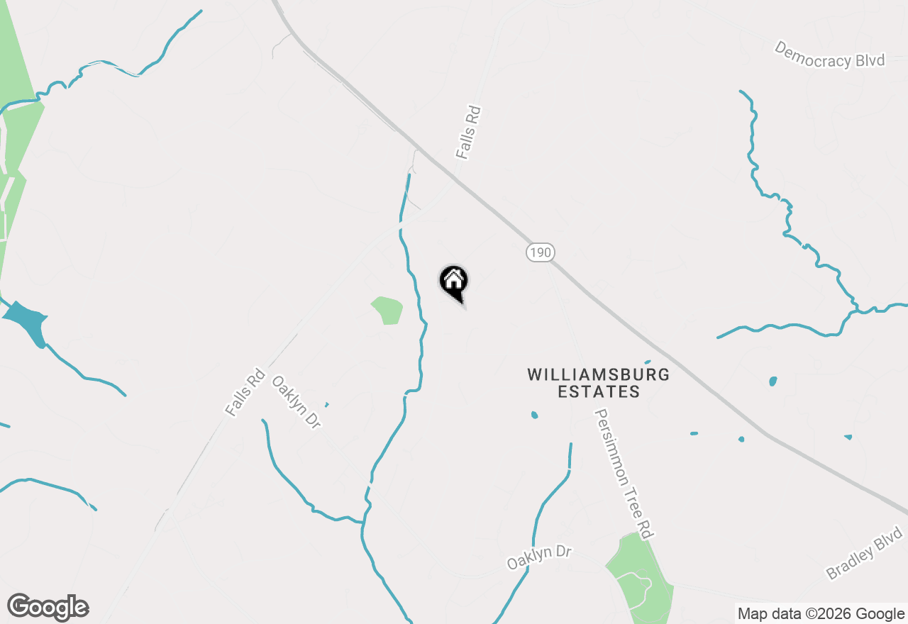 Map of 10108 Donegal Court, Potomac, MD 20854