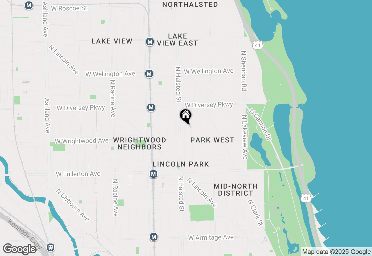 Map of 2640 N Burling Street, Chicago, IL 60614